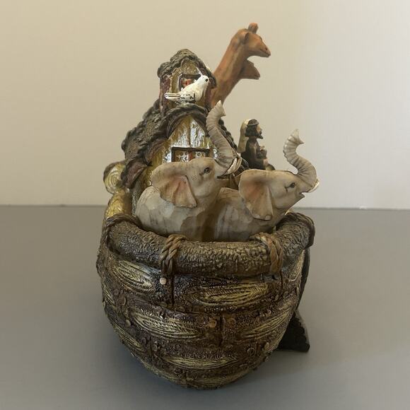 Vintage JC Penney Noah's Ark Home Collection Decor Rustic NO BOX - Picture 5 of 7